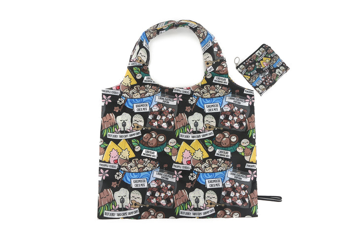 Foldable Bag Jake Local Snacks Black