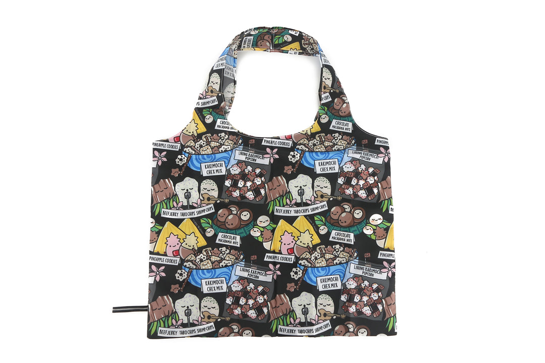 Foldable Bag Jake Local Snacks Black