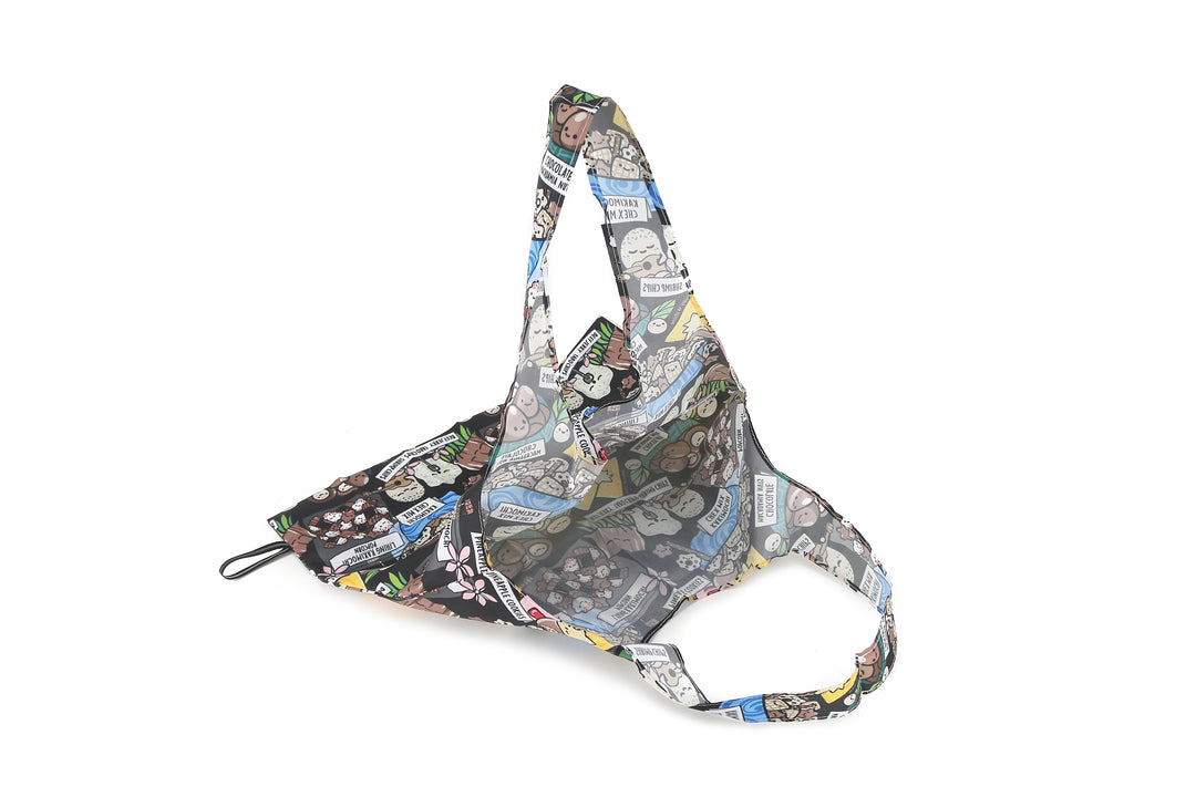Foldable Bag Jake Local Snacks Black