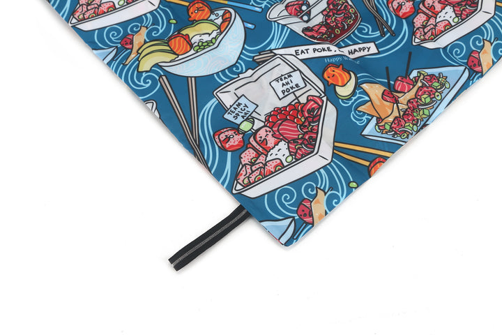 Foldable Bag Jake Poke Competition Blue