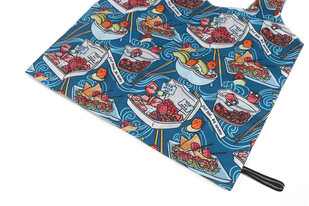 Foldable Bag Jake Poke Competition Blue