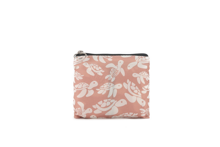 Foldable Bag Jake Aloha Turtles Pink