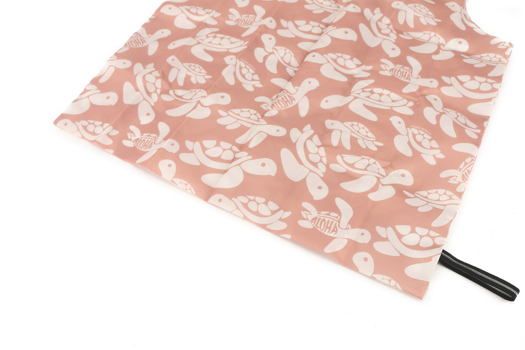 Foldable Bag Jake Aloha Turtles Pink