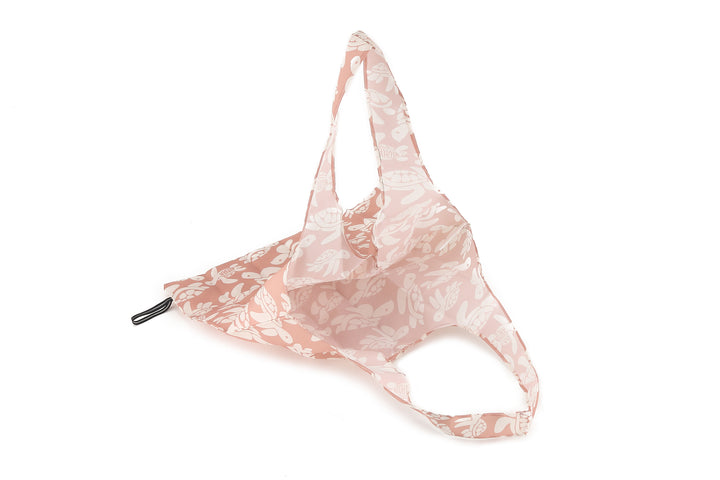 Foldable Bag Jake Aloha Turtles Pink