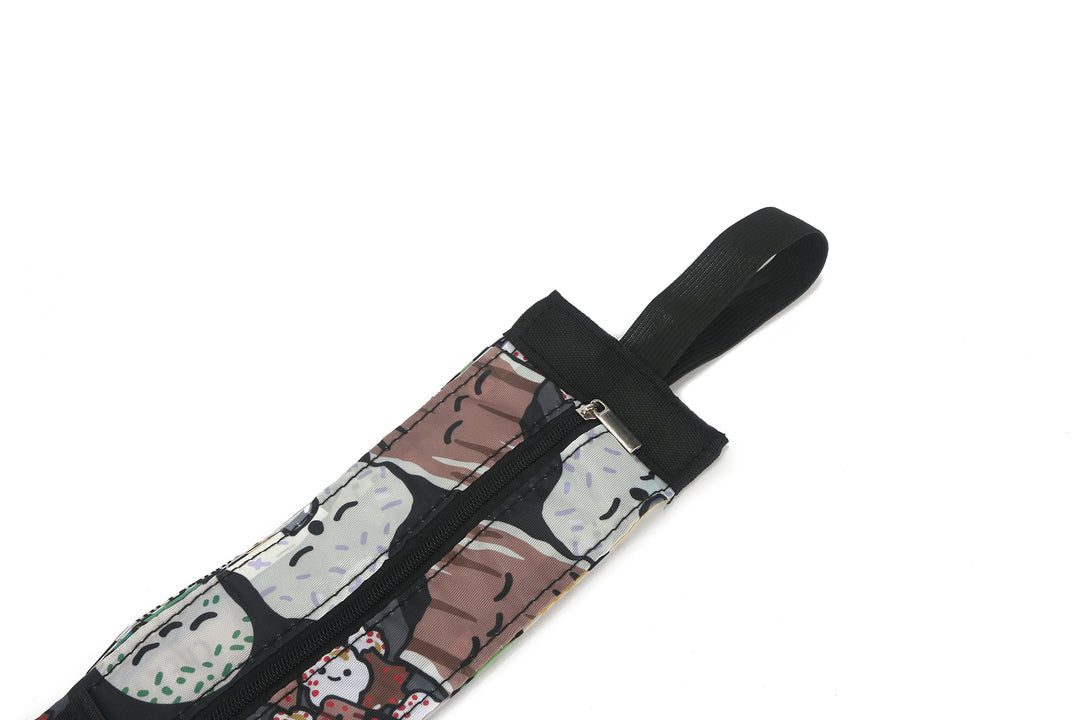 Foldable Bag Jazmine Local Snacks Black