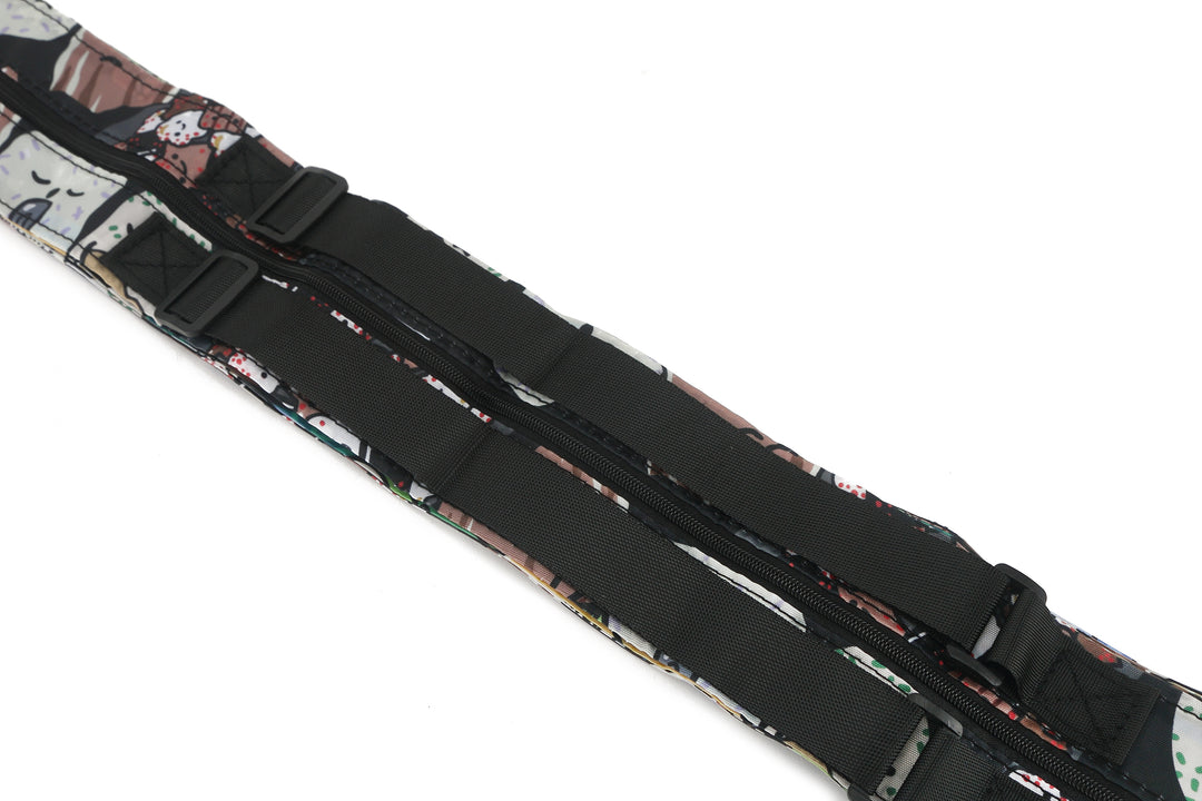 Foldable Bag Jazmine Local Snacks Black