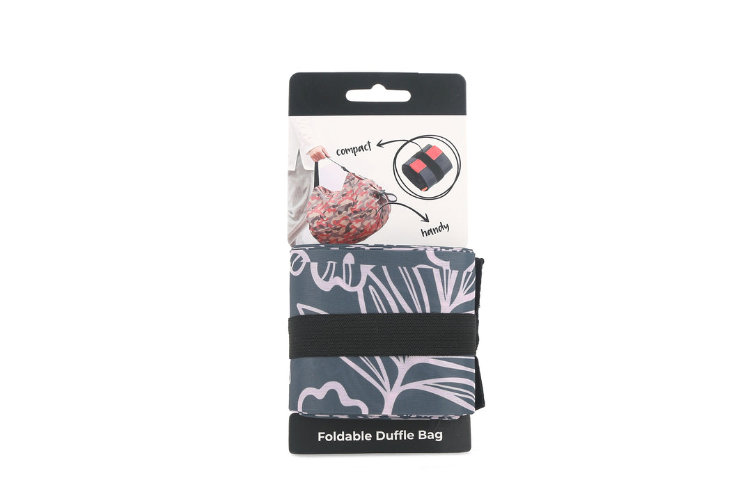 Foldable Bag Jazmine Cherry Blossom Pink Grey