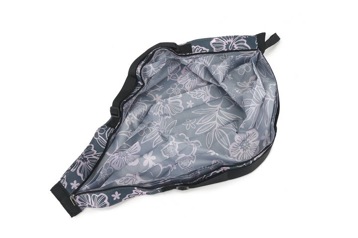 Foldable Bag Jazmine Cherry Blossom Pink Grey