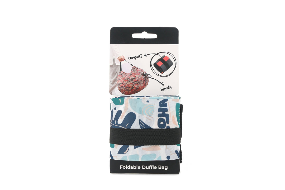 Foldable Bag Jazmine Aloha Abstract Beige