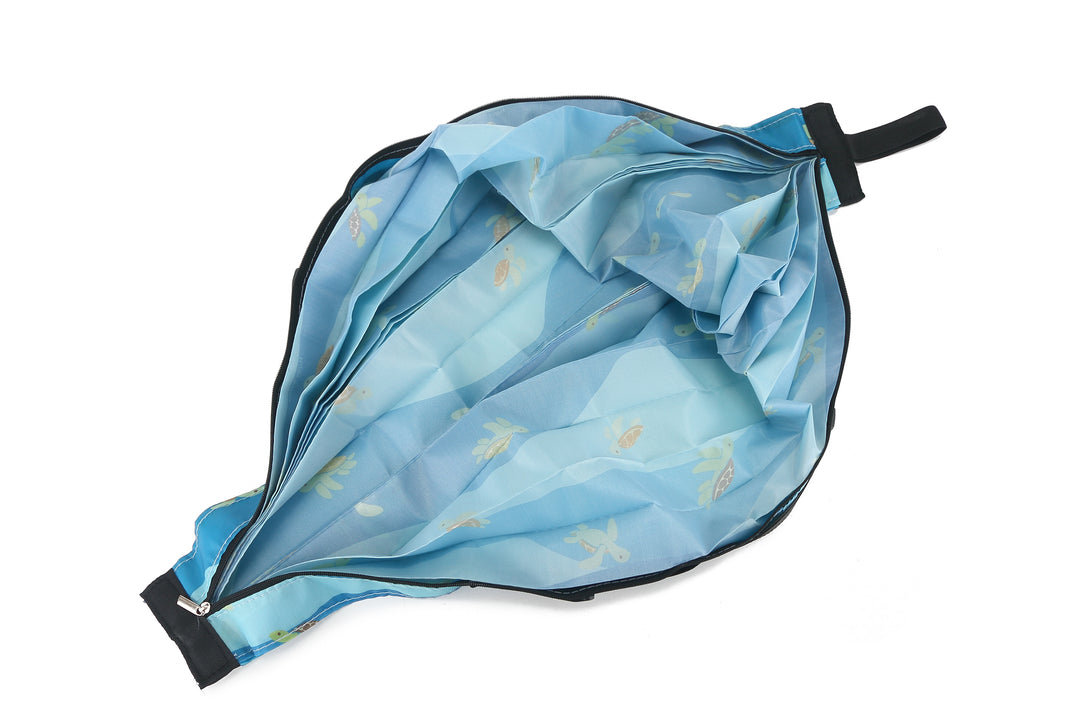 Foldable Bag Jazmine Mini Turtles Blue