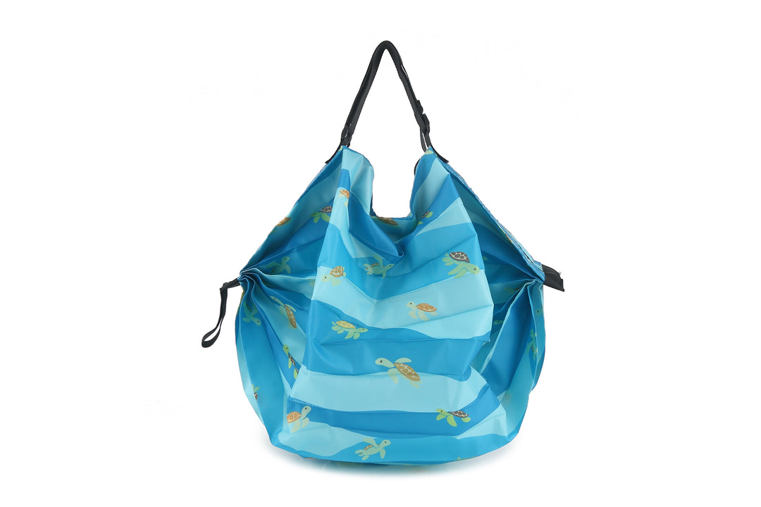 Foldable Bag Jazmine Mini Turtles Blue