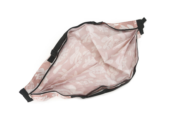Foldable Bag Jazmine Aloha Turtles Pink