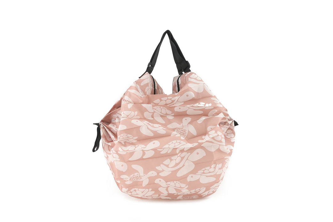 Foldable Bag Jazmine Aloha Turtles Pink