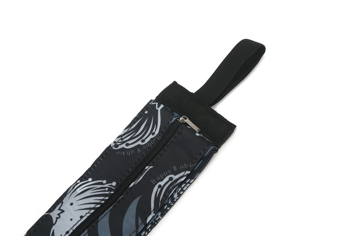 Foldable Bag Jazmine Lehua Black