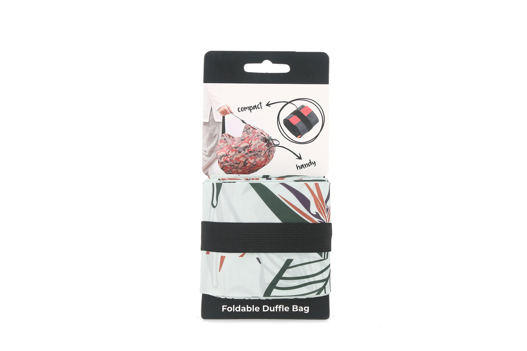 Foldable Bag Jazmine Bird of Paradise Beige