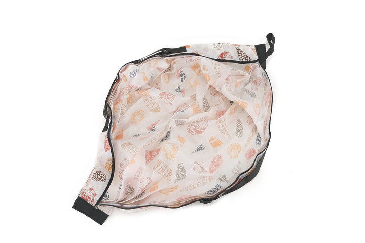 Foldable Bag Jazmine Cone Shells White