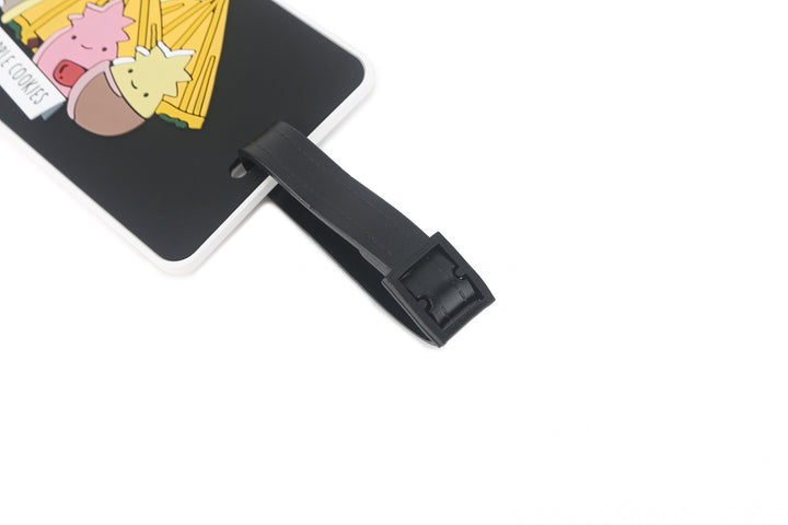 Luggage Tag Pineapple Cookies