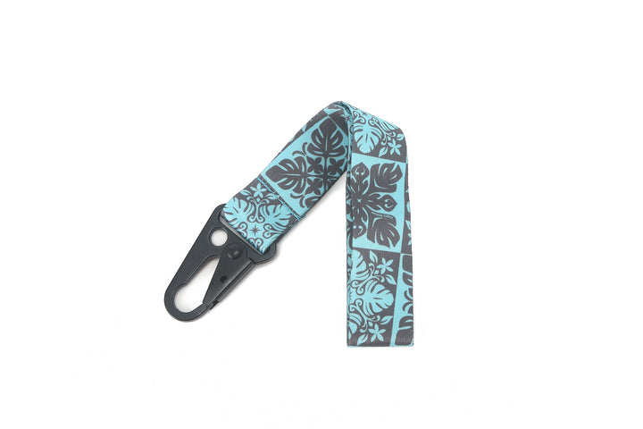 Lanyard Short Quilt Blue