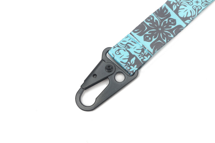 Lanyard Short Quilt Blue