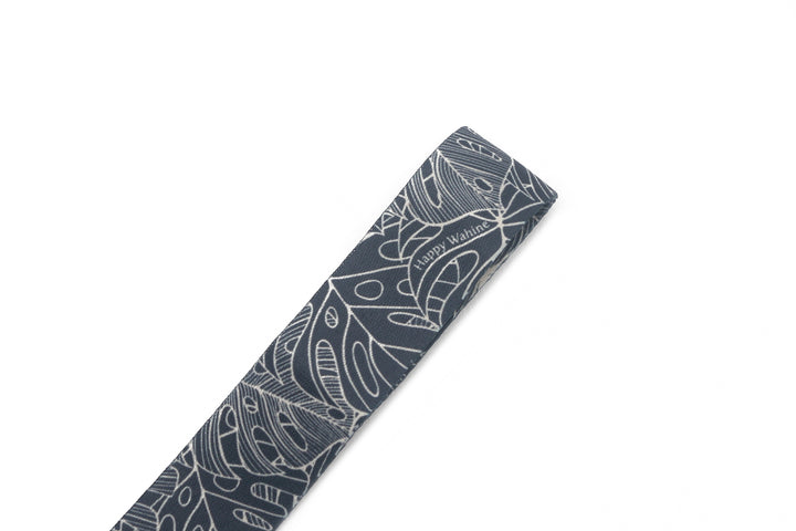 Lanyard Short Monstera Lines Blue