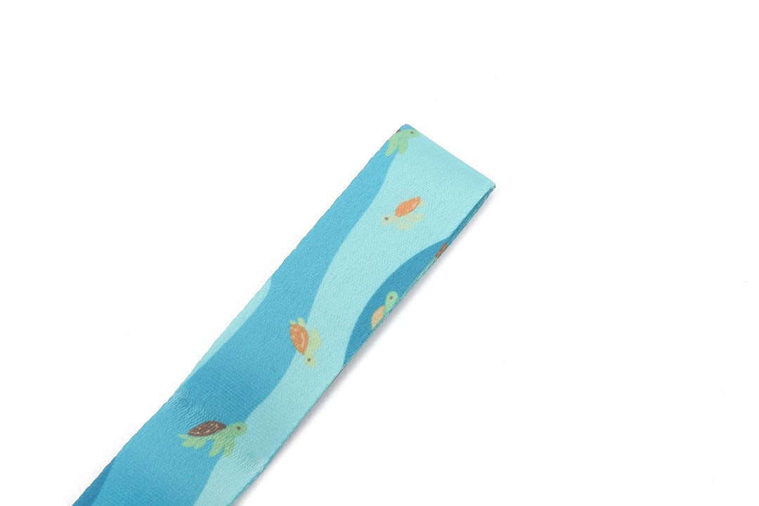Lanyard Short Mini Turtle Blue