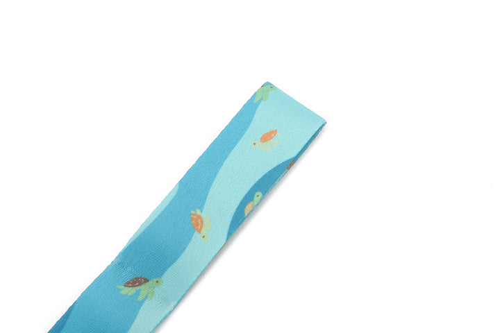 Lanyard Short Mini Turtle Blue