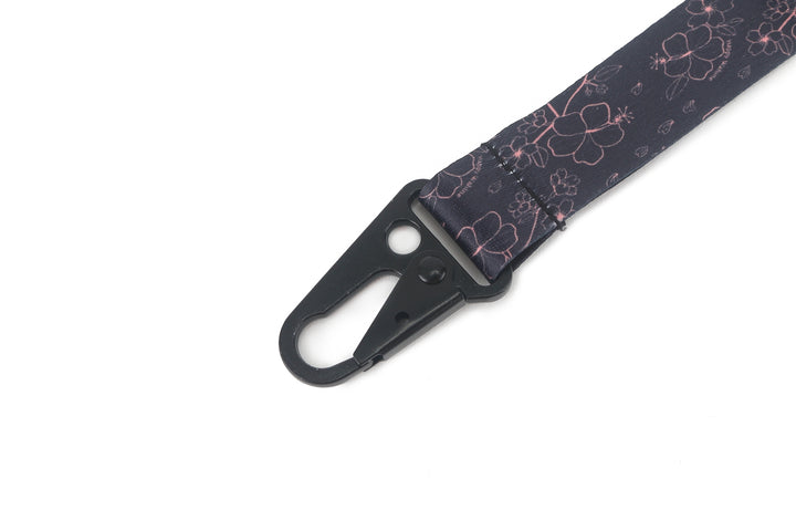 Lanyard Short Sakura Black