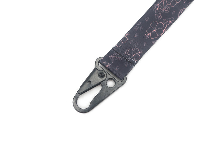 Lanyard Short Sakura Black