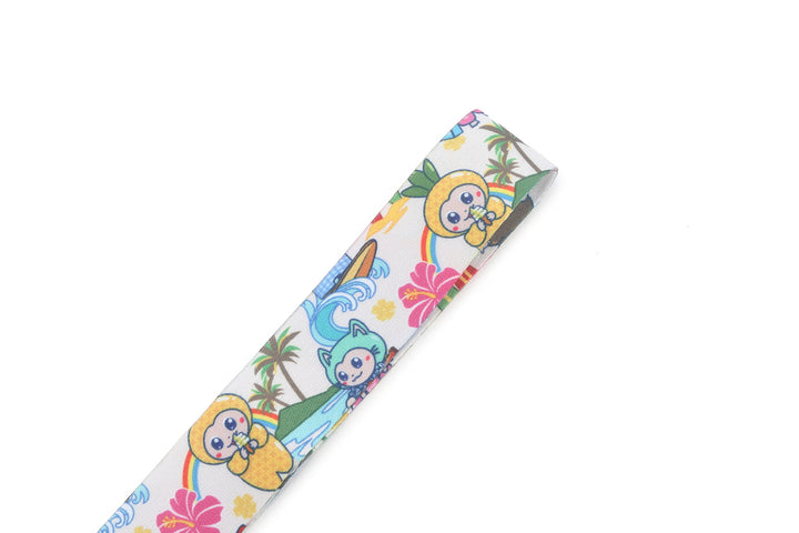 Lanyard Short Aloha Monsters Beige