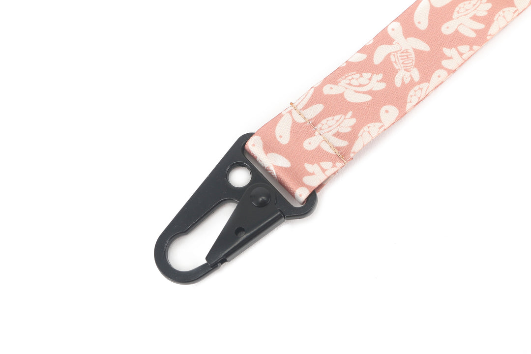 Lanyard Short Aloha Turtle Pink