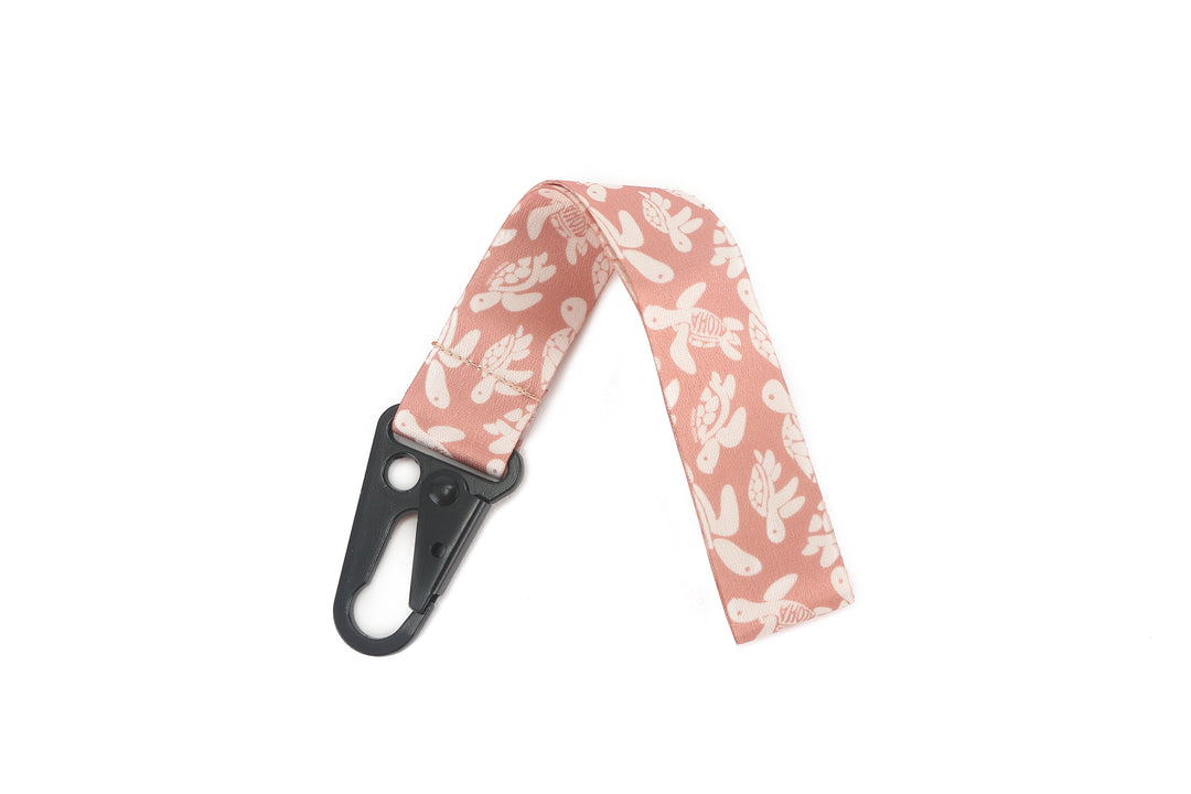 Lanyard Short Aloha Turtle Pink