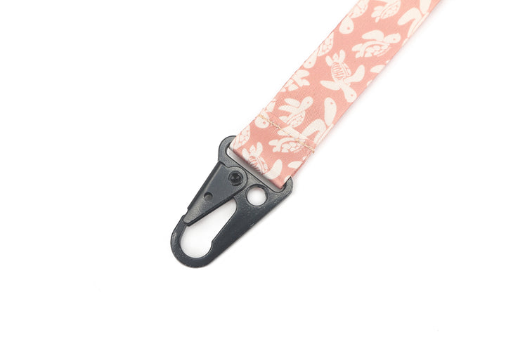Lanyard Short Aloha Turtle Pink