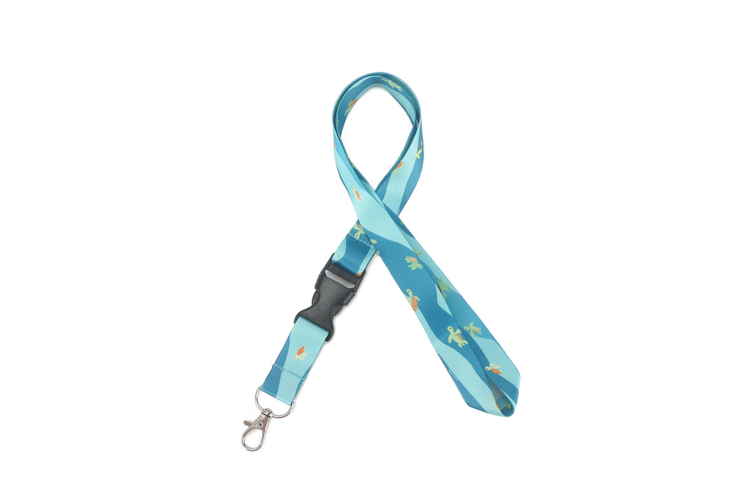 Lanyard Mini Turtle Blue