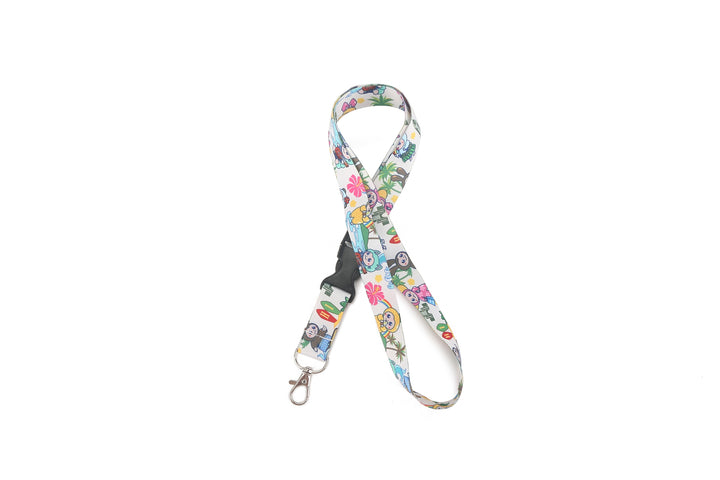 Lanyard Aloha Monsters Beige