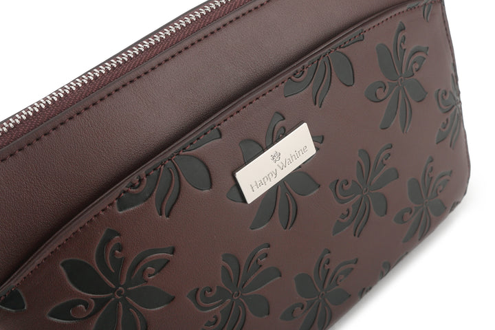 Crossbody Brittney Tiare Brown Embossed