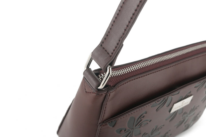 Crossbody Brittney Tiare Brown Embossed