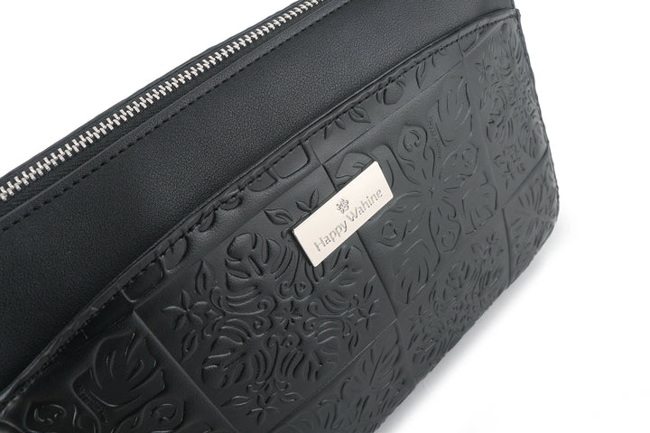 Crossbody Brittney Quilt Black Embossed