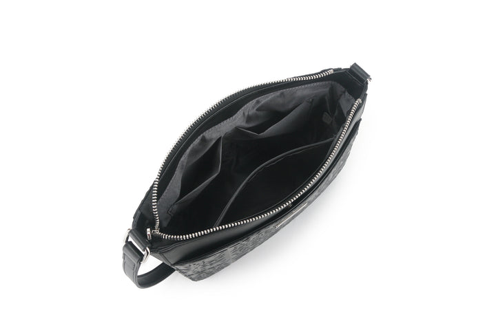 Crossbody Brittney Quilt Black Embossed