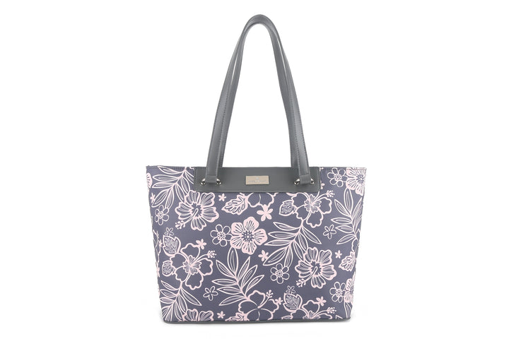 Tote Bag Ke'olu Cherry Blossom Grey