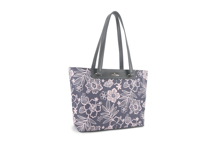 Tote Bag Ke'olu Cherry Blossom Grey