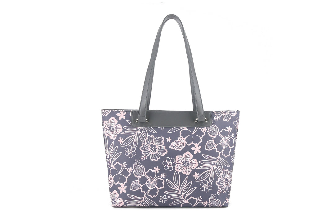 Tote Bag Ke'olu Cherry Blossom Grey