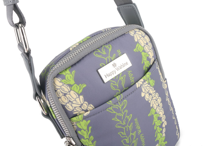 Crossbody Small Ke'olu Pakalana Grey