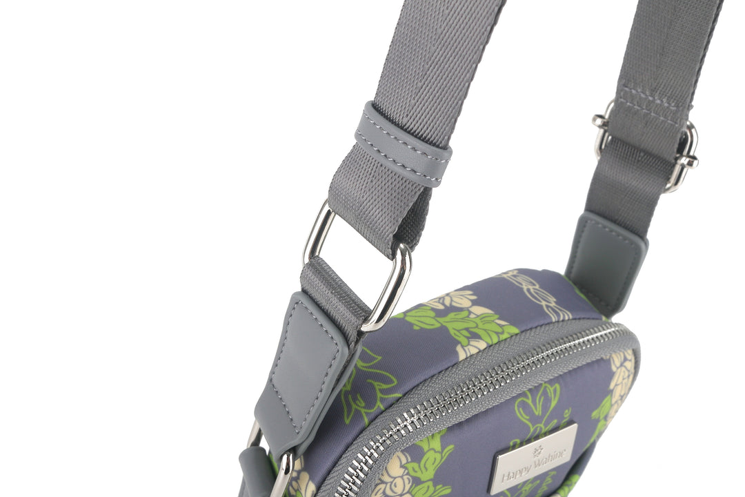 Crossbody Small Ke'olu Pakalana Grey