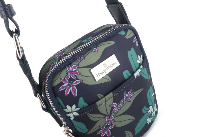 Crossbody Small Ke'olu Naupaka Navy
