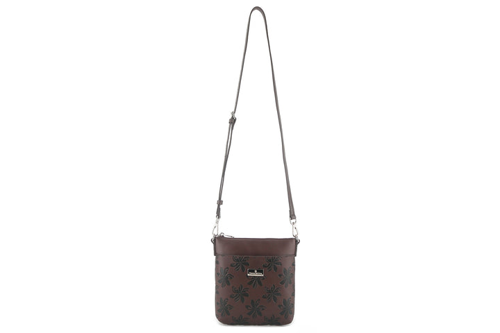 Crossbody Lisa Tiare Brown Embossed