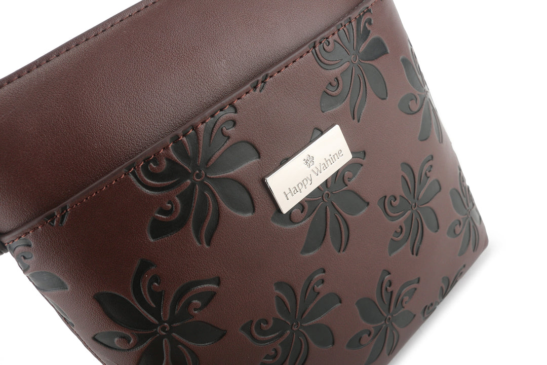 Crossbody Lisa Tiare Brown Embossed