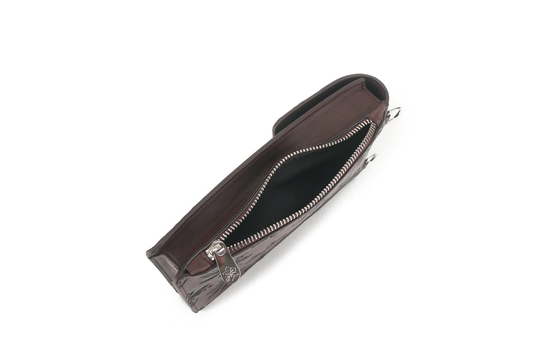 Crossbody Anna Tiare Brown Embossed