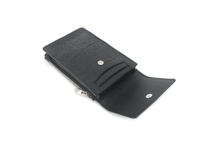 Crossbody Anna Quilt Black Embossed