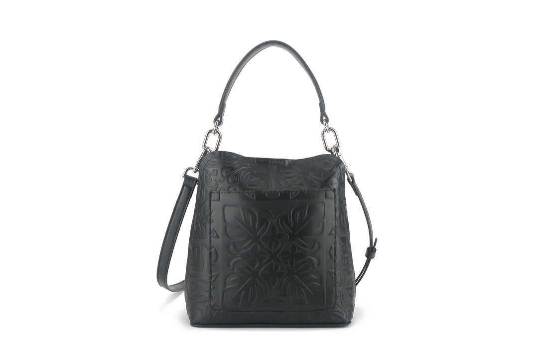 Crossbody Abby Quilt Black Embossed