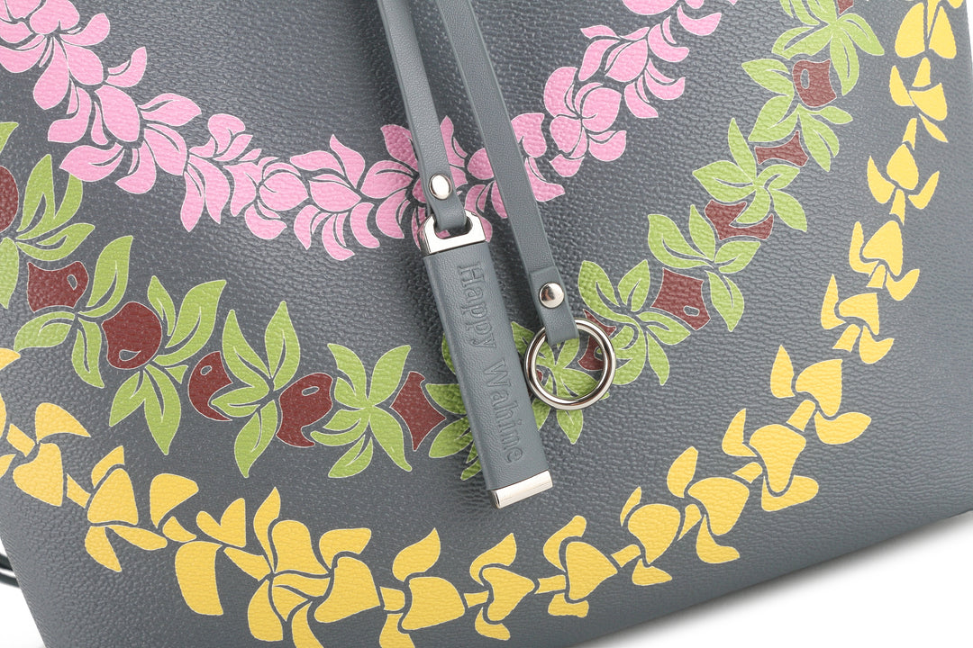 Reversible Tote Nancy Small Lei Grey